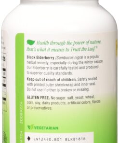 Nature's Way Black Elderberry, 575 milligrams 100 Veggie Capsules Pack of 1 6 81y7vfJ271L
