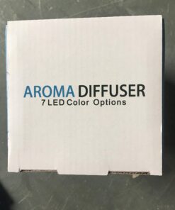 Diffuserlove Essential Oil Diffusers 200ML Remote Control Ultrasonic Mist Humidifiers BPA-Free Aromatherapy Diffuser with 7 Color Lights, Auto Shut-Off for Bedroom Office Kitchen White 36 81yAnmePZL