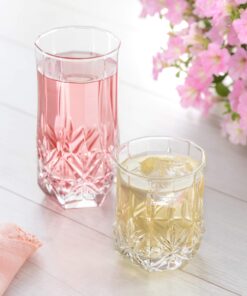 Luminarc Brighton 16-Piece Assorted Glass Tumbler Set Clear Standard Packaging 15 81yBFLJTVJL