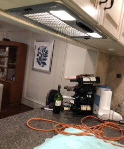 Broan Aluminum Power Pack Range Hood Insert, Exhaust Fan and Light Combo for Over Kitchen Stove, Silver, 6.0 Sones, 390 CFM 20.5-Inch 50 81yBrNg78rL