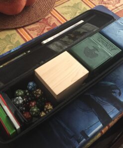 Quiver Time Black Quiver Card Carrying Case - Playing Card Case Holder for Trading Cards, MTG Card Storage Bag Deck Box Card Case (+Wrist & Shoulder Strap, Dividers + 100 Apollo Card Sleeves) 37 81yCBkL5 TL