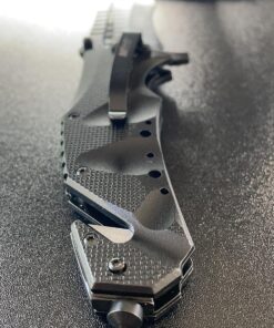 MTech USA – Spring Assisted Folding Knife – Black Stainless Steel Blade and Black Aluminum Handle with Rope Cutter, Glass Punch and Pocket Clip - Hunting, Camping, Survival, Tactical, EDC – MT-A845BK Black Blade 45 81yDU19dINL