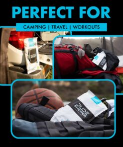 DUDE Wipes - On-The-Go Shower Wipes - 9 Pack, 72 Wipes - Unscented Extra-Large Wipes - Vitamin E & Aloe - Full Body Shower Replacement Wipes 9 Count (Pack of 8) 11 81yFBtU6KZL