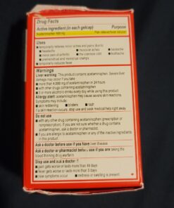 Tylenol Extra Strength Acetaminophen Rapid Release Gels, Pain Reliever & Fever Reducer, 100 ct Unflavored 100 Count (Pack of 1) 59 81yG8hdd7 L 1