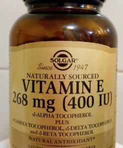 Solgar Vitamin E 268 MG (400 IU) (d-Alpha Tocopherol & Mixed Tocopherols), 100 Softgels - Supports Immune System & Skin Nutrition - Natural Antioxidant - Gluten Free, Dairy Free - 100 Servings 100 Count (Pack of 1) 37 81yGyeHyhXL