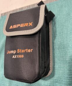 ASPERX Jump Starter, 1500A Peak Battery Jump Starter for Up to 7.0L Gas or 5.5L Diesel Engine, 12V Portable Battery Starter with 1.4 INCH LCD Display Black-C 94 81yH9UMNaBL