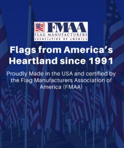 Made in USA Flags Co. - Heavy-Duty Commercial Grade American Flag with PolyMax Polyester, Sewn Stripes, Embroidered Stars & Solid Brass Grommets - Fade-Resistant, All-Weather Flag (3’x5’) 3 by 5 foot 24 81yHKgKQbGL 5