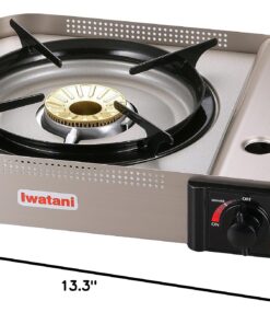 Iwatani 35FW Single-Burner Butane Portable Cooktop Indoor & Outdoor Cooking Stove Medium 35 81yHrsO9MnL 2