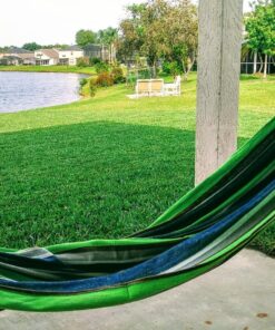 Honesh Outdoor Leisure Double 2 Person Cotton Hammocks 450lbs Ultralight Camping Hammock with Backpack Olivedrab 14 81yIThj5nIL