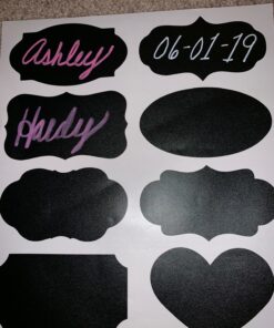 MMFB Arts & Crafts Chalk Markers - Liquid Chalk Paint Pens for Businesses, Restaurants, School, Blackboard, Window, Erasable, Non-Toxic, Water-Based, Reversible Tips Markers (2 pack Bright 3mm) 2 Bright 3mm 29 81yJ9ccGv L