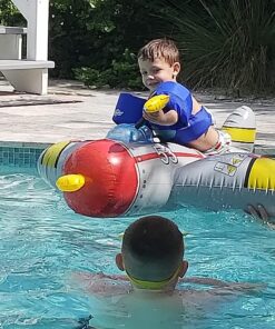 Intex Water Gun Plane Ride-On, 52" x 51", for Ages 3+, 1 Pack (Colors May Vary) 37 81yJbyyH6DL