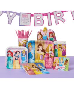 American Greetings, Party Supplies, Disney Princess Paper Dinner Plates, 8- Count 6 81yM5TFgNIL