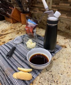 Professional Aluminum Whipped Cream Dispenser - Leak-Free Whip Cream Maker Canister with 3 Decorating Nozzles & Cleaning Brush - 1-Pint / 500 mL Cream Whipper - N2O Chargers (Not Included) 2 34 81yMbSwSDqL 1