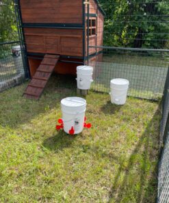 5 Gallon White Bucket & Lid - Durable 90 Mil All Purpose Pail - Food Grade - BPA Free Plasti (5 Gal. w/Lids - 6pk) 6 27 81yMm8J8szL