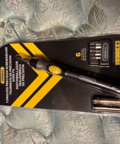 General Tools Precision Cordless Electric Screwdriver #500 with Six Bits and Quick Change Chuck, Handles Difficult, Repetitive Screw-Fastening Jobs No Light 23 81yMqsBLnXL