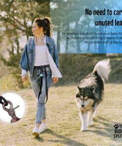 Alternative view of The Buddy System Adjustable Hands Free Dog Leash, Hand-Free Leash for Running, Jogging, Walking, Hiking and Training Service Dogs, Versatile All Dog Sizes - Made in USA - Regular, Black Regular Belt (22"- 40" Waist)