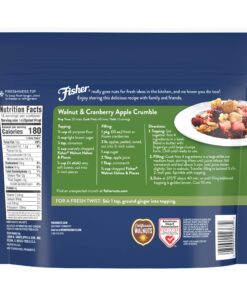 Fisher Chef's Naturals Walnut Halves & Pieces 1 lb, 100% California Unsalted Walnuts for Baking & Cooking, Snack Topping, Great with Yogurt & Cereal, Vegan Protein, Keto Snack, Gluten Free Halves and Pieces 16 Ounce (Pack of 1) 22 81yNzuNnK7L