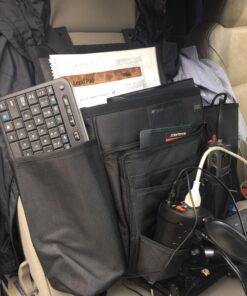 Uncle Mike's Standard Car Seat Organizer Side-Armor Car Seat Black Organizer 1,124 cu in /18.4 L, Poly Bag 53561 20 81yODjF GdL