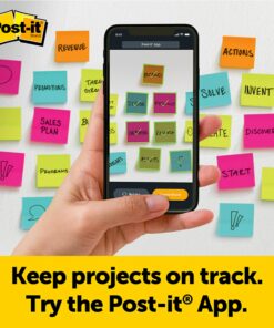 Post-it Super Sticky Easel Pad, 25 x 30 Inches, 30 Sheets/Pad, 6 Pads, Large White Premium Self Stick Flip Chart Paper, Super Sticking Power (559VAD6PK) 18 81yORSjgC L