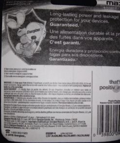 Energizer AAA Batteries, Max Triple A Alkaline, 4 Count 4 Count (Pack of 1) 11 81yOwsZodwL