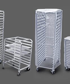 New Star Foodservice 36534 Commercial Sheet Pan Rack Cover, PVC, 10-Tier, 28 x 23 x 33 inch, Clear 8 81yPHLwIPYL