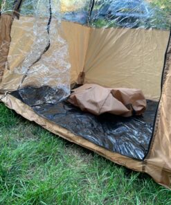 Sports Tent, MioTsukus Instant Weather Proof Pod, Pop Up Bubble Clear View Tent, All Weather Shelter with Extra Top Cover for Soccer, Football, and Other Outdoor Events- 1~4 People 40"l X 46"w X 65"h (1~2 Person) 87 81yQwVeRhrL