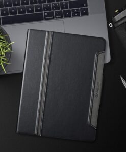 Alternative view of Antbox iPad 6th/5th Generation Case 9.7'' Vegan Leather Case Compatible with iPad Air 2/iPad Pro 9.7''/Air 1 with Apple Pencil Holder Magnetic Clasp Design (Black) Black