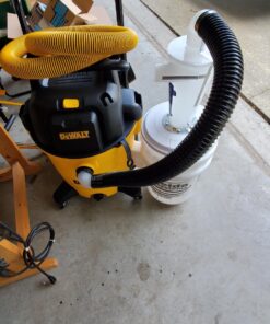 Oneida Air Systems Dust Deputy Deluxe Cyclone Separator Kit with Collapse-Proof Buckets for Wet/Dry Shop Vacuums (DD Deluxe 5-Gal) DD Deluxe 5-Gal 45 81yT KEBZTL