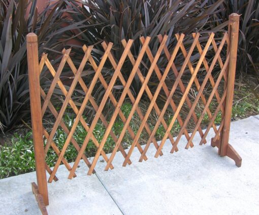 Garden Creations JB4710 Extendable Instant Fence Brown