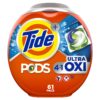 Tide PODS 4 in 1 Ultra Oxi Laundry Detergent Soap PODS, High Efficiency (HE), 61 Count Original Scent 61 Count (Pack of 1) 17 81yUjWYvlGL