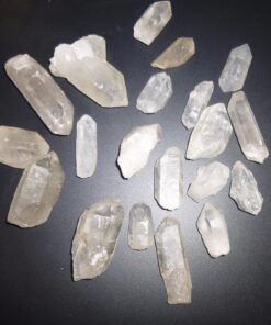 JIC Gem 2 lbs Natural Clear Quartz Crystal Point 2inch Big Size About 20pcs up for Healing and Gift Use 2 Pound (Pack of 1) 60 81yUn7CrvL
