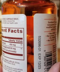 Sundown Turmeric Supplement, 500 mg, Supports Antioxidant Health, 90 Capsules 90 Count (Pack of 1) 13 81yVU5ptrGL