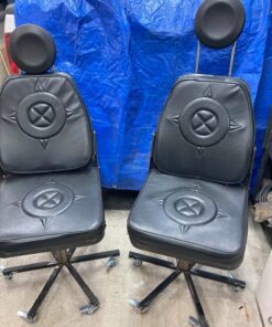 Online Best Service 4 Pack Caster Wheels Swivel Plate On Red Polyurethane Wheels (2 inch with Brake) 2 inch with Brake 29 81yWH8vIePL