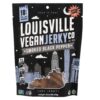 Louisville Vegan Jerky - Smoked Black Pepper, Vegetarian & Vegan-Friendly Jerky, 21 Grams of Non-GMO Soy Protein, 240 Calories Per Bag, Gluten-Free Ingredients (3 oz) 3 Ounce (Pack of 1) 10 81yWUifgdmL