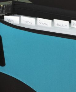 Five Star Expanding File Folder, 8-Pocket Expandable File Folder, Teal (73921) 11 81yXrGEXTNS