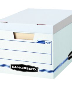 Bankers Box STOR/FILE Storage Boxes, Standard Set-Up, Lift-Off Lid, Letter/Legal, 6 Pack (57036-04) 26 81yXvy l1L