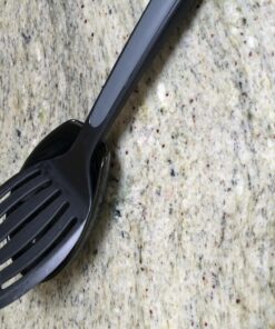 OGGI Spooner Ceramic Spoon Rest- Spoon Rest for Stove Top, Spoon Holder for Countertop, Kitchen Decor for Counter, Coffee Bar Accessories, Black 30 81yZRmSIKzL