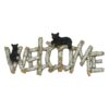 Rivers Edge Products Rustic Welcome Plaque Hanging Sign, Indoor or Outdoor, Poly Resin Welcome Door Hanger Decor for Home, Wall Art, Wall Decor, Front Porch or Entryway, Birch Bear 51 81yaPySvUyL