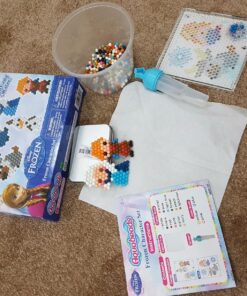 Aquabeads - Disney Frozen Character Playset - Your Child Can Create Colorful Bead Art - Spray to Set Bead Designs for a Lasting Craft - Contains Over 800 Beads 13 81yarnZMLpL