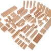 KidKraft 60-Piece Wooden Cutout Shapes Block Building Architectural Set - Natural 26 81yarr5I39L