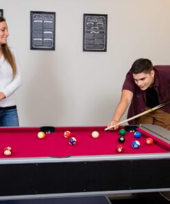 Triple Threat 6-ft 3-in-1 Multi Game Table with Billiards, Air Hockey, and Table Tennis 30 81ybFmhB OL