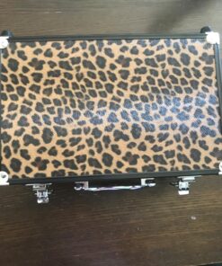 SHANY Carry All Makeup Train Case with Pro Makeup Set, Makeup Brushes, Lipsticks, Eye Shadows, Blushes, Powders, and more - Reusable Makeup Storage - Premium Gift Packaging - Leopard 38 81ycUq lWTL