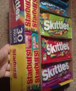 SKITTLES & STARBURST Full Size Variety Mix for Christmas Candy Gifts & Stocking Stuffers, 30 Count 39 81ycjWKcIPL 3