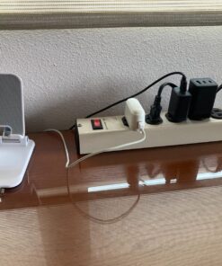 TROND Power Strip Surge Protector - Flat Plug Extension Cord, 8 Widely-Spaced Outlets, 4 USB Charger(1 USB C Port), 5FT Ultra Thin Cord, 1440J, Flat Wall Plug, Desk Charging Station for Travel, Black 5 FT-1 USB C 53 81yd0hZsVfL