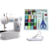 MICHLEY LSS-202Combo Lil' Sew & Sew LSS-202 Combo Mini Sewing Machine, Electrical, 2-Speed, White LSS 202 Kit 23 81yehl11kXL 1
