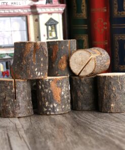 OULII Wedding Place Wooden Card Holders Table Number Stands for Home Party Decorations Pack of 10 25 81yk8vbWzTL