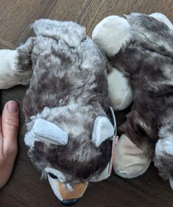 Wild Republic Wolf Plush, Stuffed Animal, Plush Toy, Gifts for Kids, Hug’Ems 7" 35 81ynHZfprUL