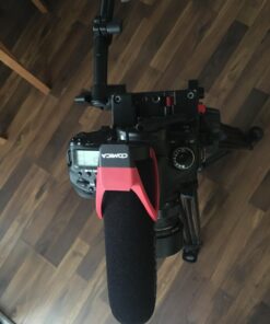 comica CVM-V30 LITE Video Microphone,Super-Cardioid Condenser On-Camera Shotgun Microphone for Canon Nikon Sony Panasonic DSLR Cameras,Mic for iPhone Android Smartphone with 3.5mm Jack(Red) Red 32 81ynlOj3t5L