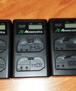 Powerextra EN-EL15a EN-EL15b EN-EL15c Battery and Dual USB Charger Compatible with Nikon D780, Z6, Z7, D850, D810, D810A, D800, D800E, D7500, D7200, D7100, D7000, D750, D810, D610, D600, 1v1 Cameras 25 81youmPriQL