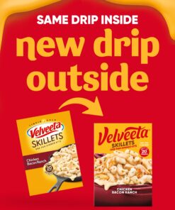 Velveeta Cheesy Skillets Chicken Bacon Ranch Dinner Kit, 11.5 oz Box 1 Count 11 81yppQSevcL